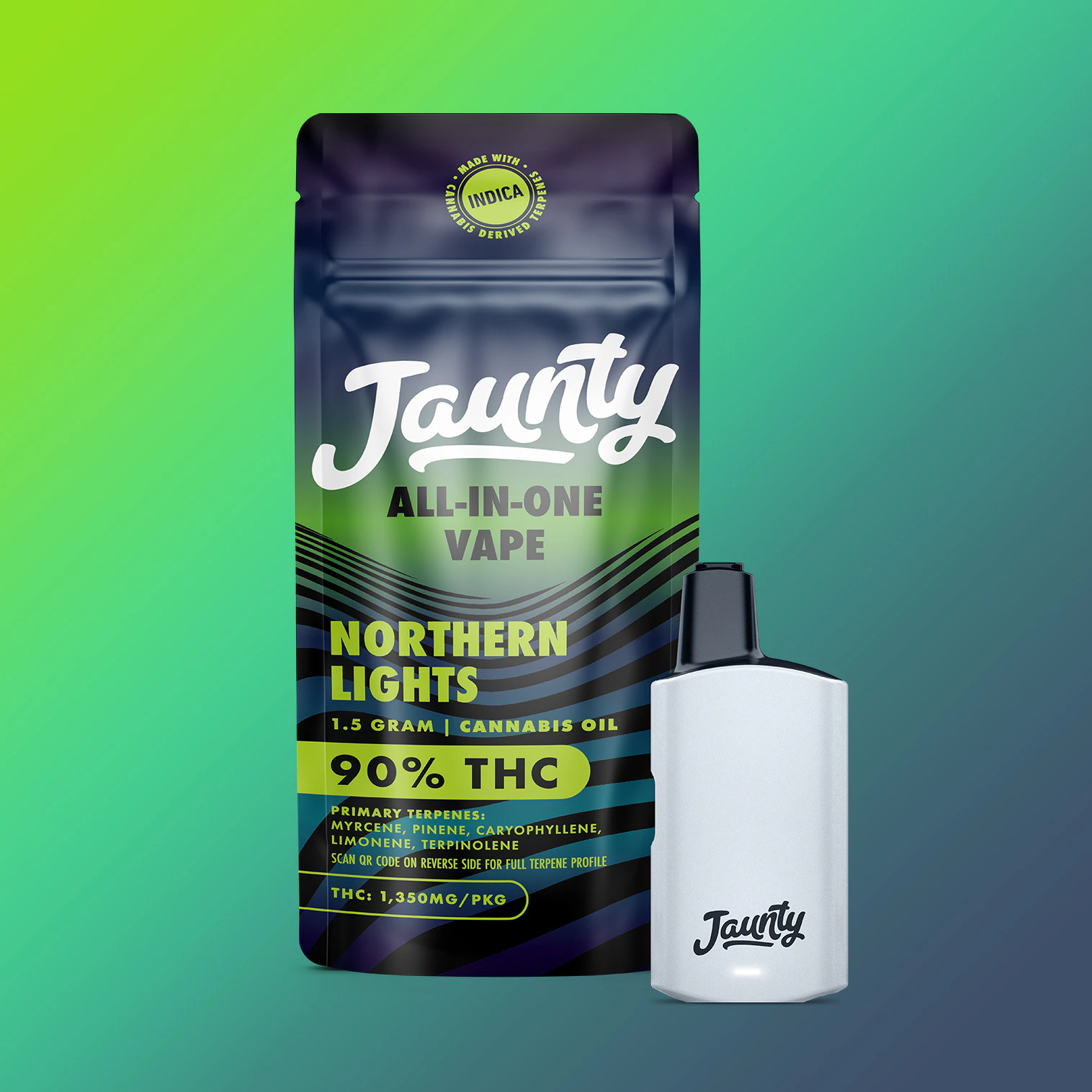 Jaunty - Jaunty - Northern Lights - AIO Vape - 1.5g Main Image