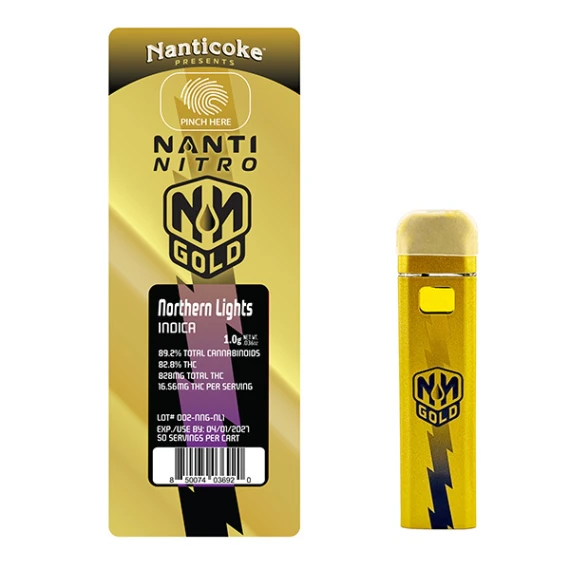 NANTI NITRO - Nanti Nitro Gold - Northern Lights - Vape AIO - 1g Main Image