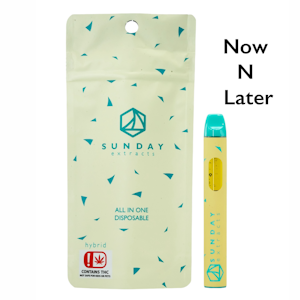 Sunday Extracts Disposable - Now N Later (2g) Disposable (H)