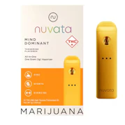 Nuvata | Tangerine | 9:1 Mind Dominant | All-In-One | 1g