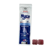 D6 Nyce Cherry Live Hash Rosin Gummies 10mg 10pk
