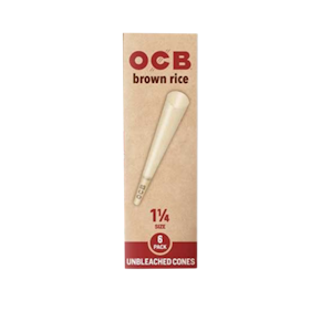 OCB Brown Rice Cones 6 ct