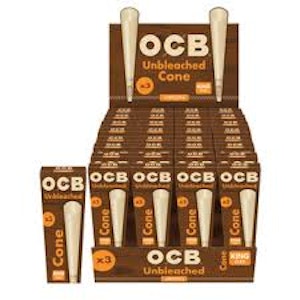 Snap Canna - Papers | OCB | 3pk King Size Unbleached Cones