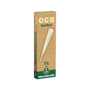 OCB Rolling Papers - Bamboo Cones 1 1/4 (6 pack)