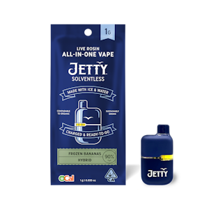 JETTY EXTRACTS - AIO (Mini Tank) - Frozen Bananas - (OCAL Solventless) 1g (H) - Jetty