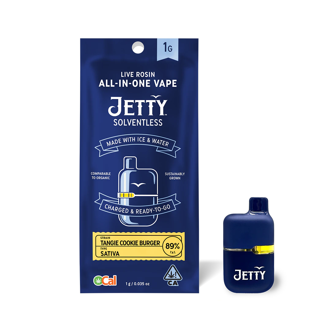 Jetty Extracts - AIO (Mini Tank) - Tangie Cookie Burger (OCAL Solventless) - 1g (S) - Jetty Main Image