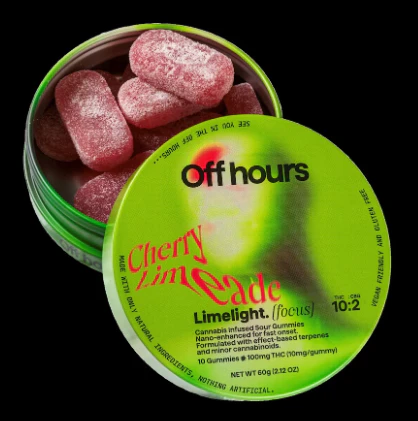Off Hours - LIME LIGHT CHERRY LIMEADE GUMMIES - OFF HOURS - 100mg Main Image