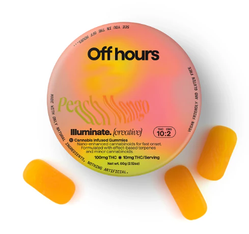 Off Hours - ILLUMINATE PEACH MANGO GUMMIES - OFF HOURS - 100mg Main Image