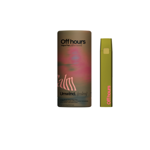 OFF HOURS - Off hours - Unwind. (Calm) 10mg THC: 1mg CBD - .5g - AIO Disposable Vape