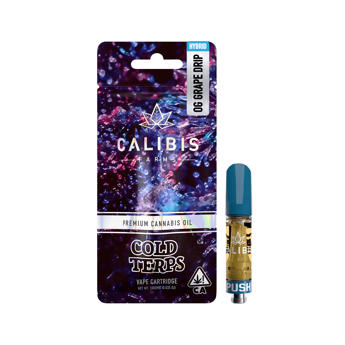 Calibis Farms - OG Grape Drip (H) | 1g Cold Terp Vape Cartridge | Calibis Farms Main Image