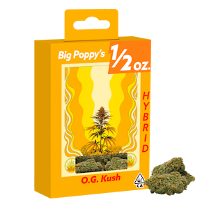 Poppy's - OG Kush (H) | 14g Premium Sungrown Flower | Big Poppy's