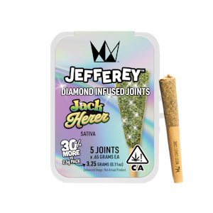 WEST COAST CURE - Jack Herer (S) | .65g 5pk Diamond Infused Jefferey Prerolls | West Coast Cure