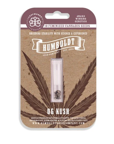 Humboldt Seed Company - Humboldt Seed Company OG Kush FEMINIZED Seeds 10pk ND Main Image