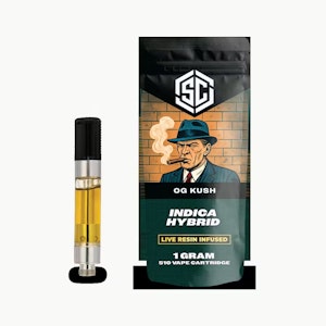 The SC - OG Kush 1g Live Resin 5-10 Cart Adult-Use
