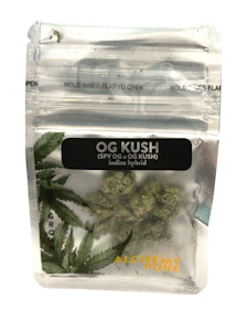 Alchemy Pure - OG kUSH - Greenhouse Brown Flower (Dime Bag) 0.7g