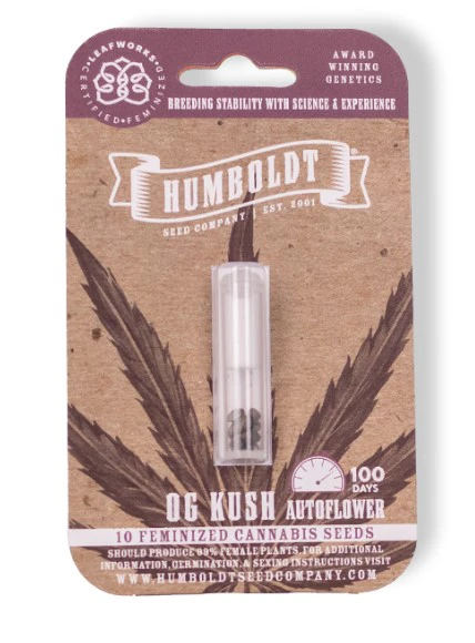 Humboldt Seed Company - Humboldt Seed Company OG Kush AUTOFLOWER FEM Seeds 10pk Main Image