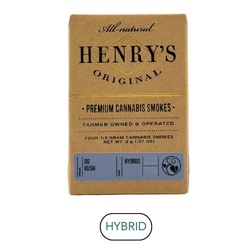 Henry's Original - Henry's Original - OG Kush - Preroll Pack - 4pk - 2.0g Main Image