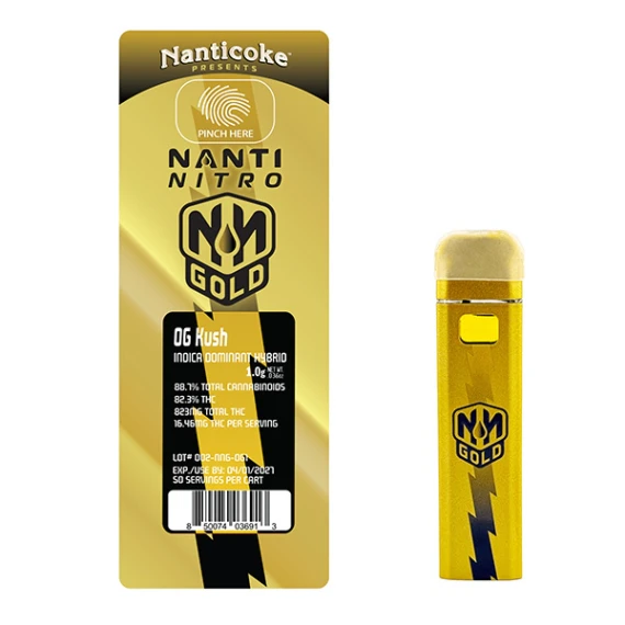 NANTI NITRO - Nanti Nitro Gold - OG Kush - Vape AIO - 1g Main Image