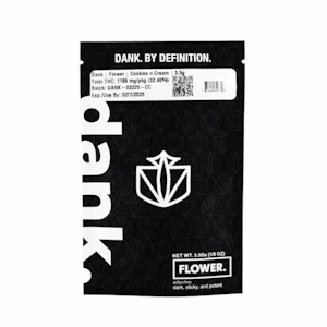 DANK - Dank - Cookies N Cream - 3.5g - Hybrid - Bagged Flower