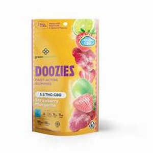 Green Revolution - Doozies - Strawberry Margarita - 100mg Gummies