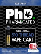 Pharmicated 510 Thread Vape Cart - 1000 mg - Blue Dream