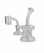 6" Clear Dab Rig with Banger