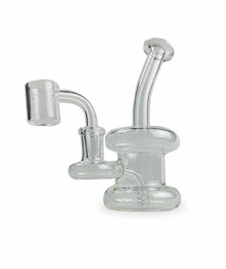 - - 6" Clear Dab Rig with Banger