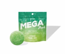 Grön| MEGA | Big Apple Gummies | 100MG