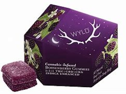 WYLD - Wyld - Edibles - Boysenberry - 100mg