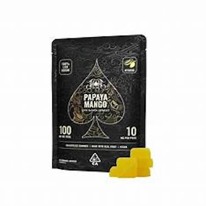 Heavy Hitters - Heavy Hitters - Papaya Mango - 100mg Live Rosin Gummies - 10pk