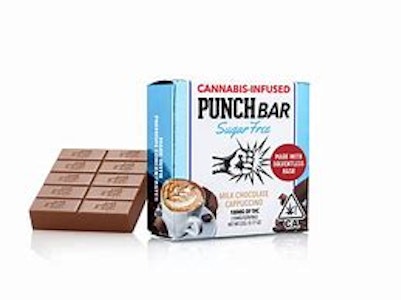 PUNCH EDIBLES & EXTRACTS - Punch Edibles - PunchBar - Sugar Free Cappucino Milk Chocolate - 100mg