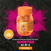 OJ Hi-C (S) 4pk x 0.7g - 2.8g - Shorties - Diamond Infused - Prerolls - Bodega Boyz