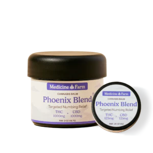 Medicine Farms - Medicine Farm | Phoenix Blend | Targeted Numbing Balm | 1:1 1000mg THC:CBD
