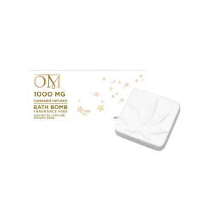 OM - OM | Fragrance Free | 1000mg | Bath Bomb