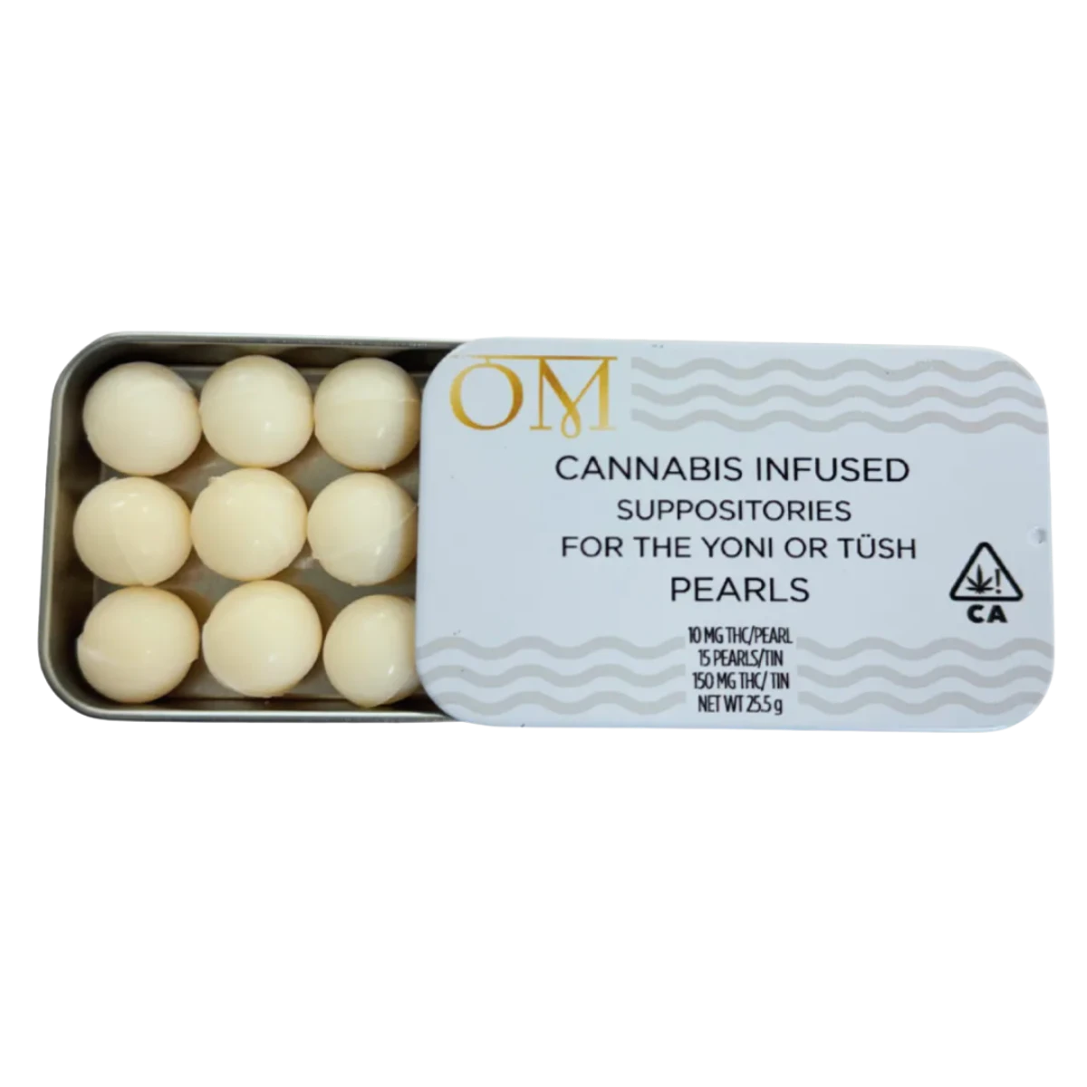 OM Living - OM Pearls | 15mg 10pk Infused Suppositories | OM Living Main Image