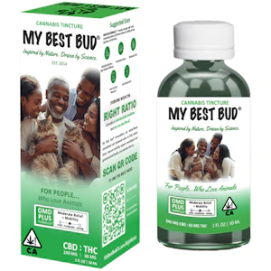 My Best Bud - My Best Bud - OMD Plus - 240mgCBD: 60mgTHC - Tincture - 30ml