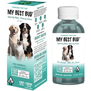 My Best Bud - My Best Bud - OMD Vital - 300mgCBD: 300mgCBDA - Tincture - 30ml