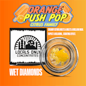 Concentrate | Clade9 | Wet Diamonds | Orange Push Pop | 1g