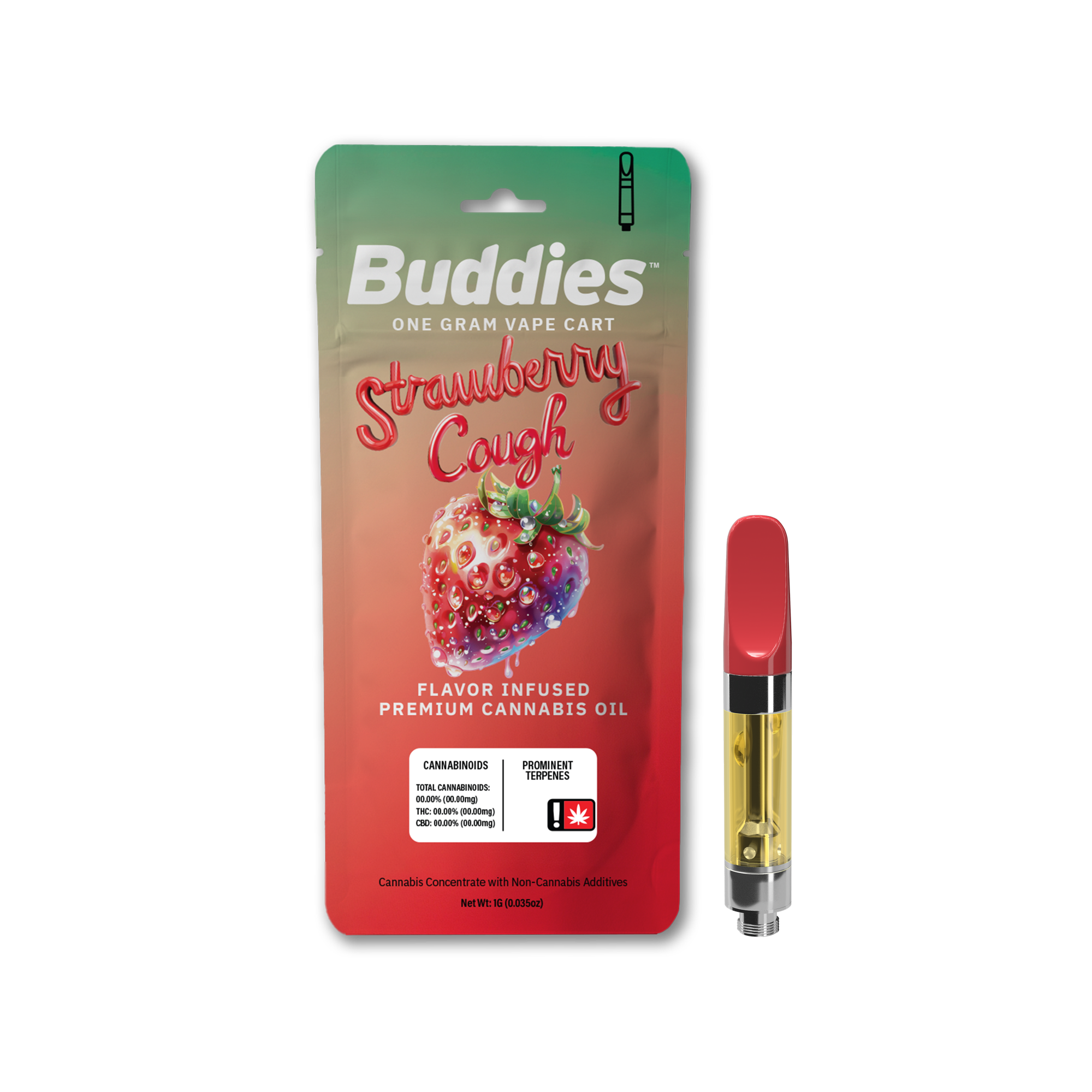 Strawberry Cough, Flavored Distillate, 1g - Portland Cann