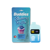 Blueberry Muffin, Flavored Distillate, Disposable, 2g