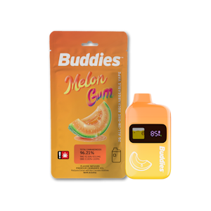 Buddies - Melon Gum, Flavored Distillate, Disposable, 2g
