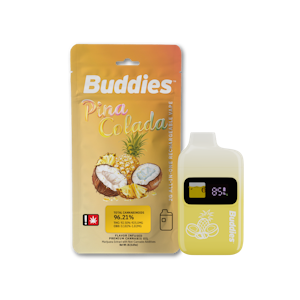 Buddies - Pina Colada, Flavored Distillate, Disposable, 2g