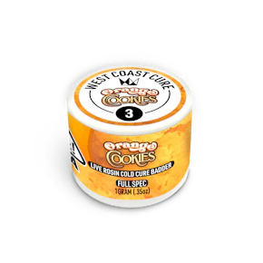 WCC | Live Rosin Badder | Tier 3 | Orange Cookies | 1g