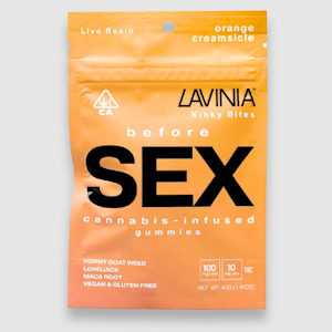 LAVINIA - LAVINIA | ORANGE CREAMSICLE BEFORE SEX - 10PK | EDIBLE | 100MG