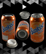 ORANGE  -SODA CAN -HIDDEN STORAGE-NICE AND HEAVY