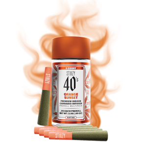  Stiiizy - 40s Orange Sunset Preroll - 2.5G .5g- 5pk