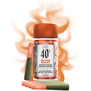 STIIIZY -  Stiiizy - 40s Orange Sunset Preroll - 2.5G .5g- 5pk