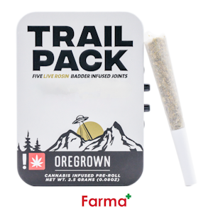 OREGROWN - Oregrown Hash Burger x Gush Mintz 5pk Infused Pre-Rolls 0.5g