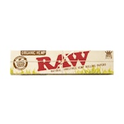 ORGANIC KING SIZE ROLLING PAPERS - RAW