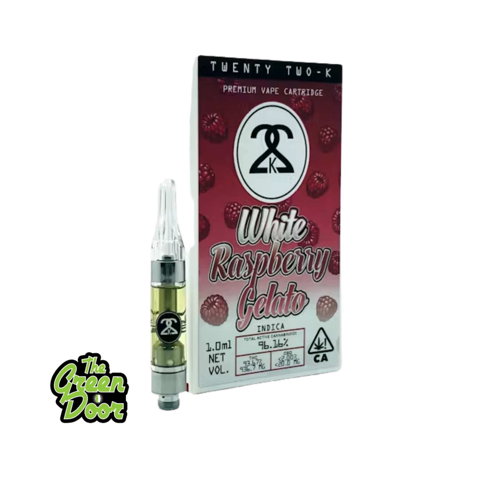 22k - 22K - White Raspberry Gelato - Vape - 1g*** Main Image